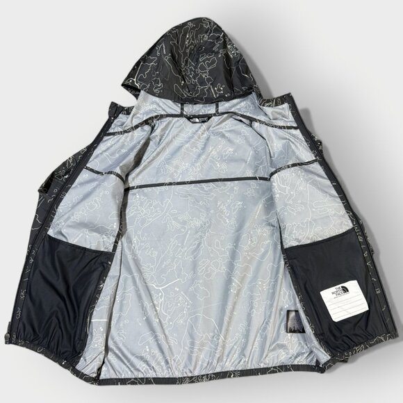 The North Face Kids Never Stop Hooded WindWall Jacket Asphalt Grey Size M (10) - Picture 6 of 14